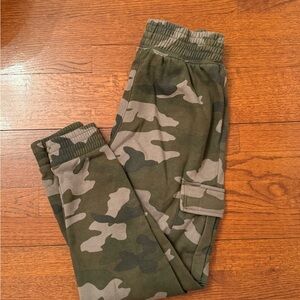 Garage Green Camouflage Joggers